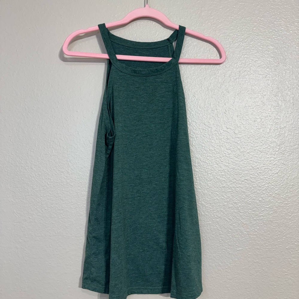 Green Sleeveless Top Size L